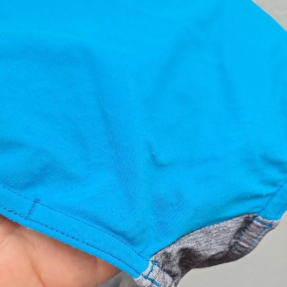 Speedo Girls Pink Gray Swimsuit Splice Racerback Keyhole One-Piece Bathing Suit - Picture 8 of 10